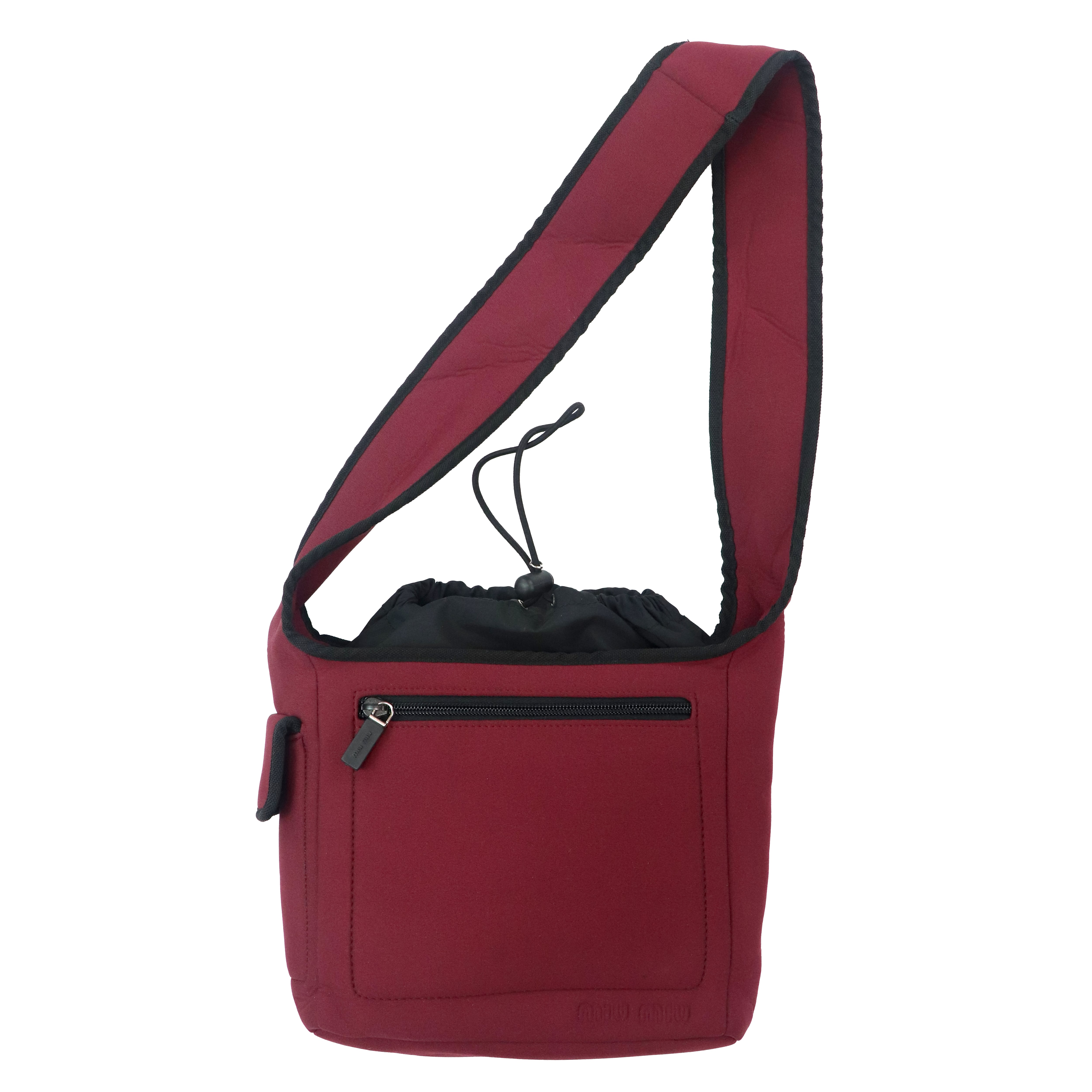 MIU MIU EmbossedLogoTechShoulderBag