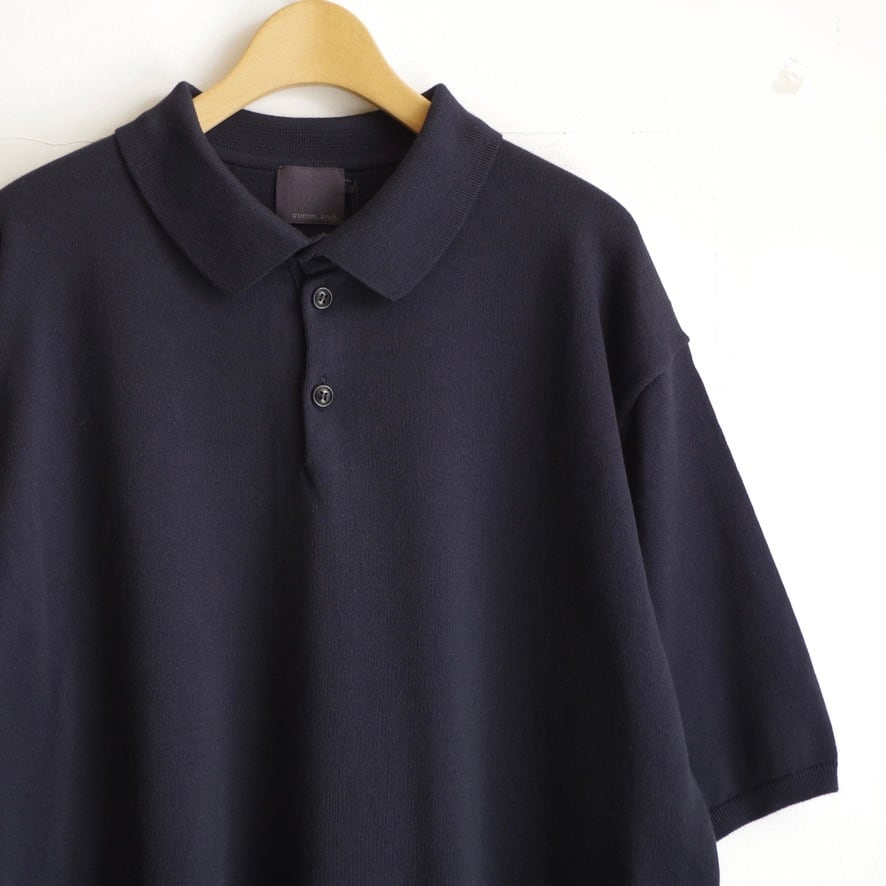 comm.arch. Giza Cotton Knitted Polo S/S | 1F Store