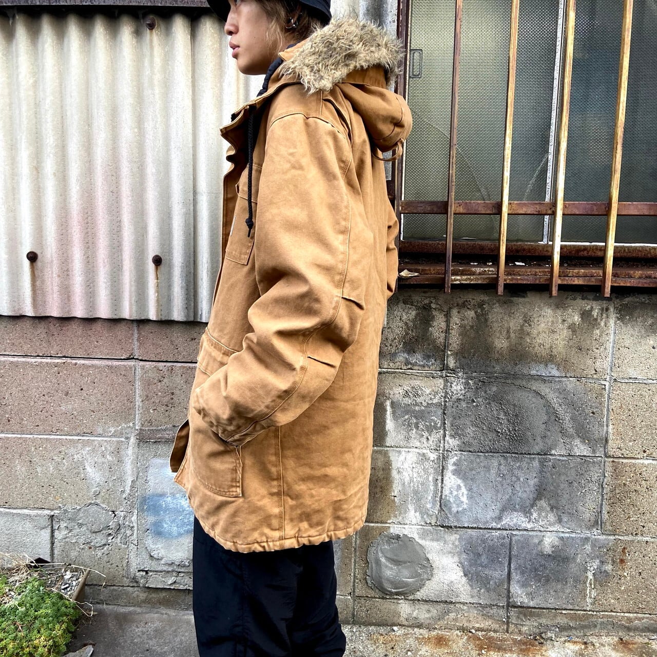 [正規品] Carhartt シベリアンパーカー Dickiesパンツ