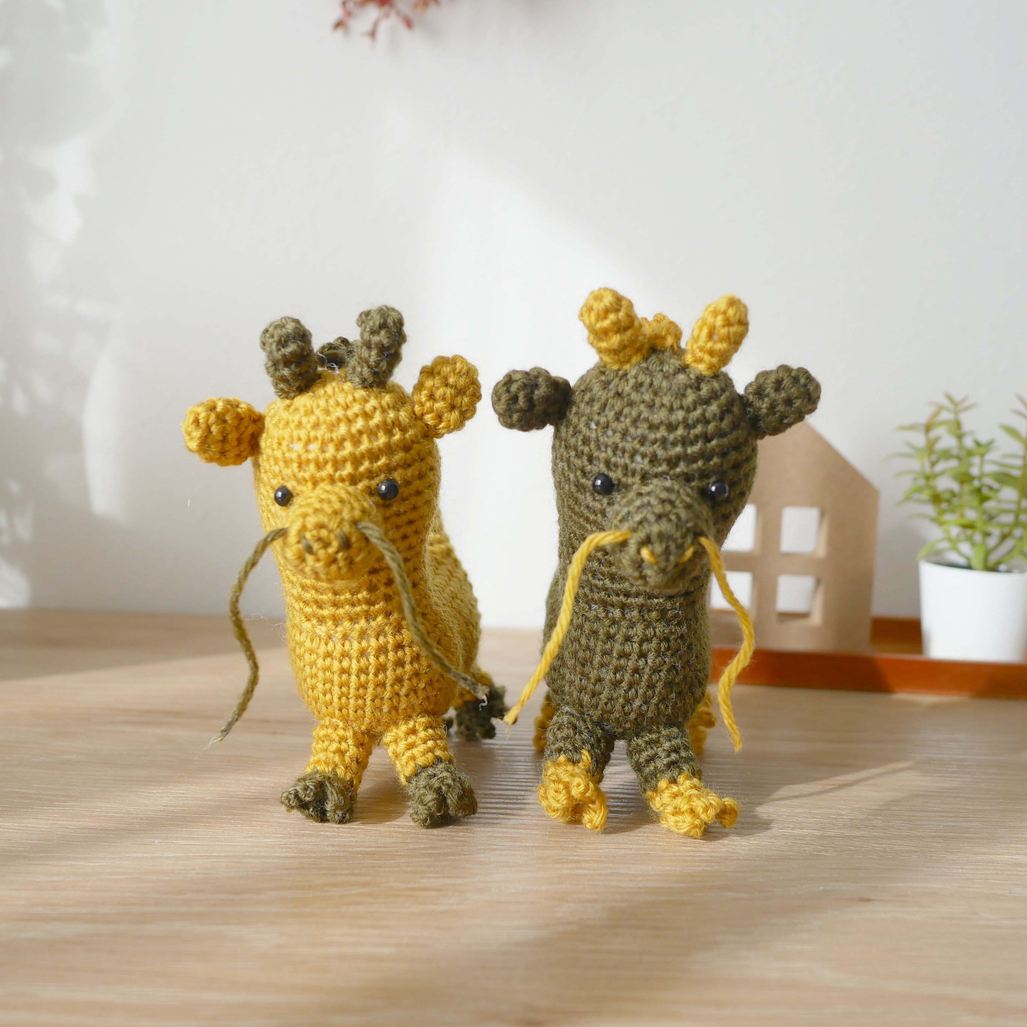 辰のロンロンのあみぐるみ｜macaroniさんコラボキット