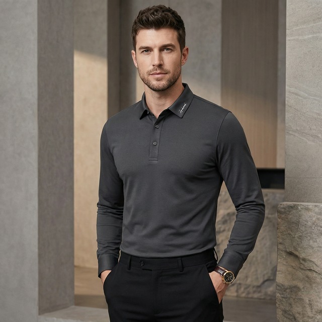 スリムポロシャツ（2color） M0310