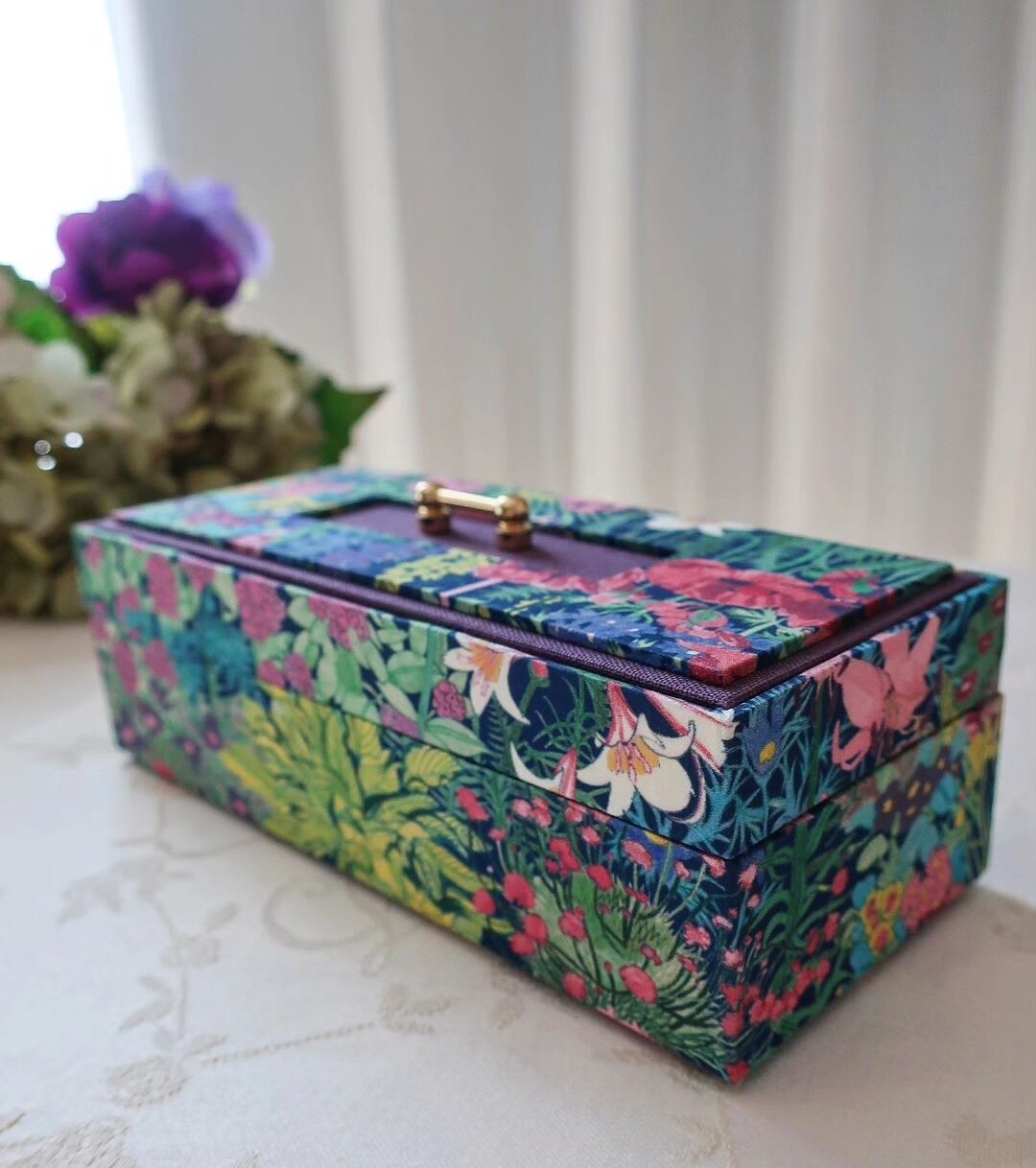 カルトナージュ小物入れ（ヴィクトリアン天使）A