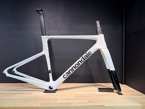 【取り置き手配】Cannondale SuperSix EVO フレームセット｜ホワイト／ブラックフォーク｜サイズ51