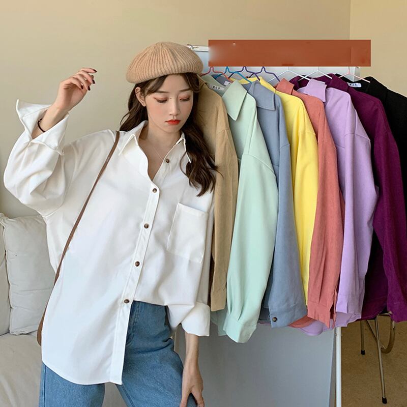 スプリングスタイルシャツ ホワイトレディース ロング 春物 試着室9069554000