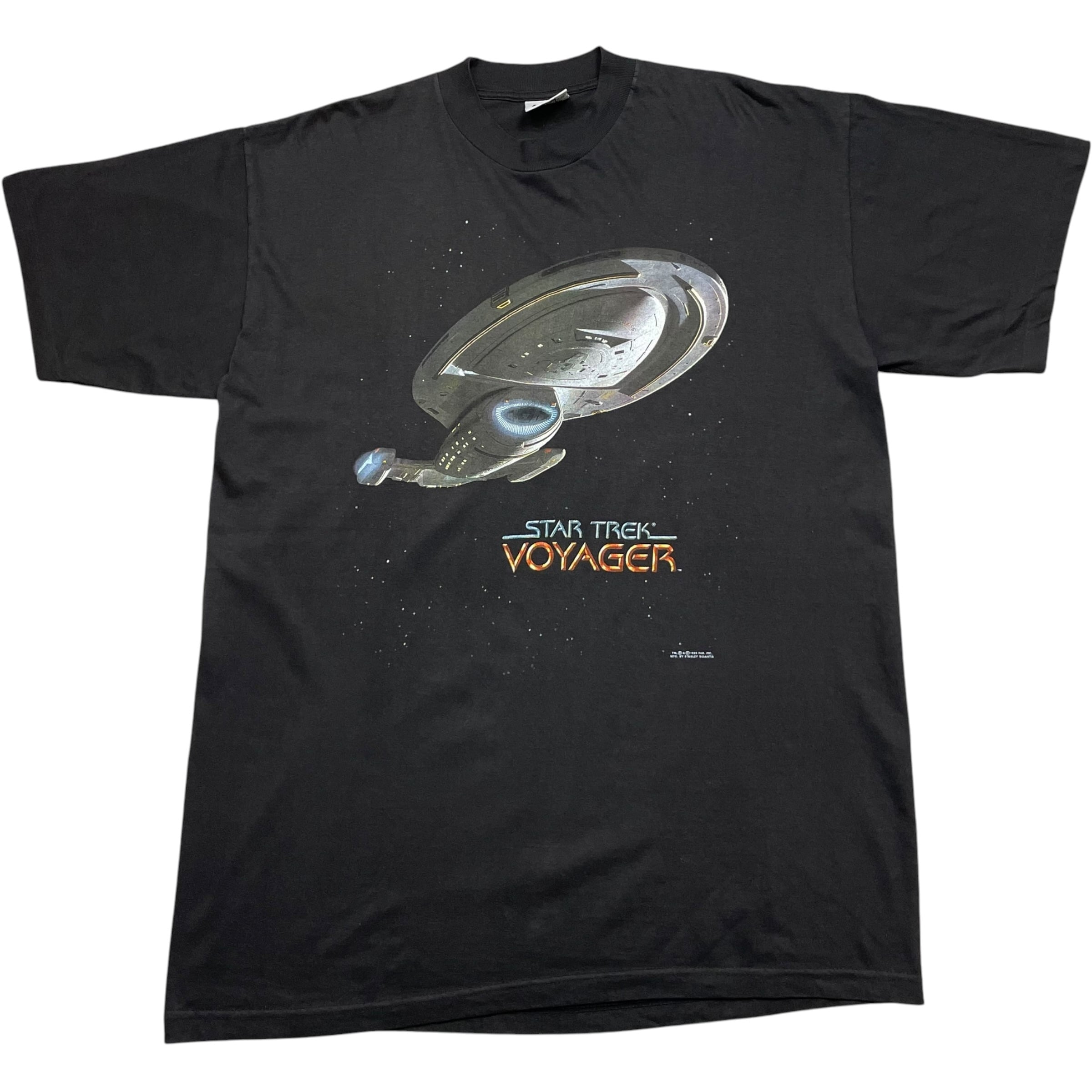 《XL》Stanley DeSantis スタンリー・デサンティス Tシャツ シングルステッチ フロントプリント スタートレック ムービーTシャツ ブラック USA製 90年代 vintage no.10504