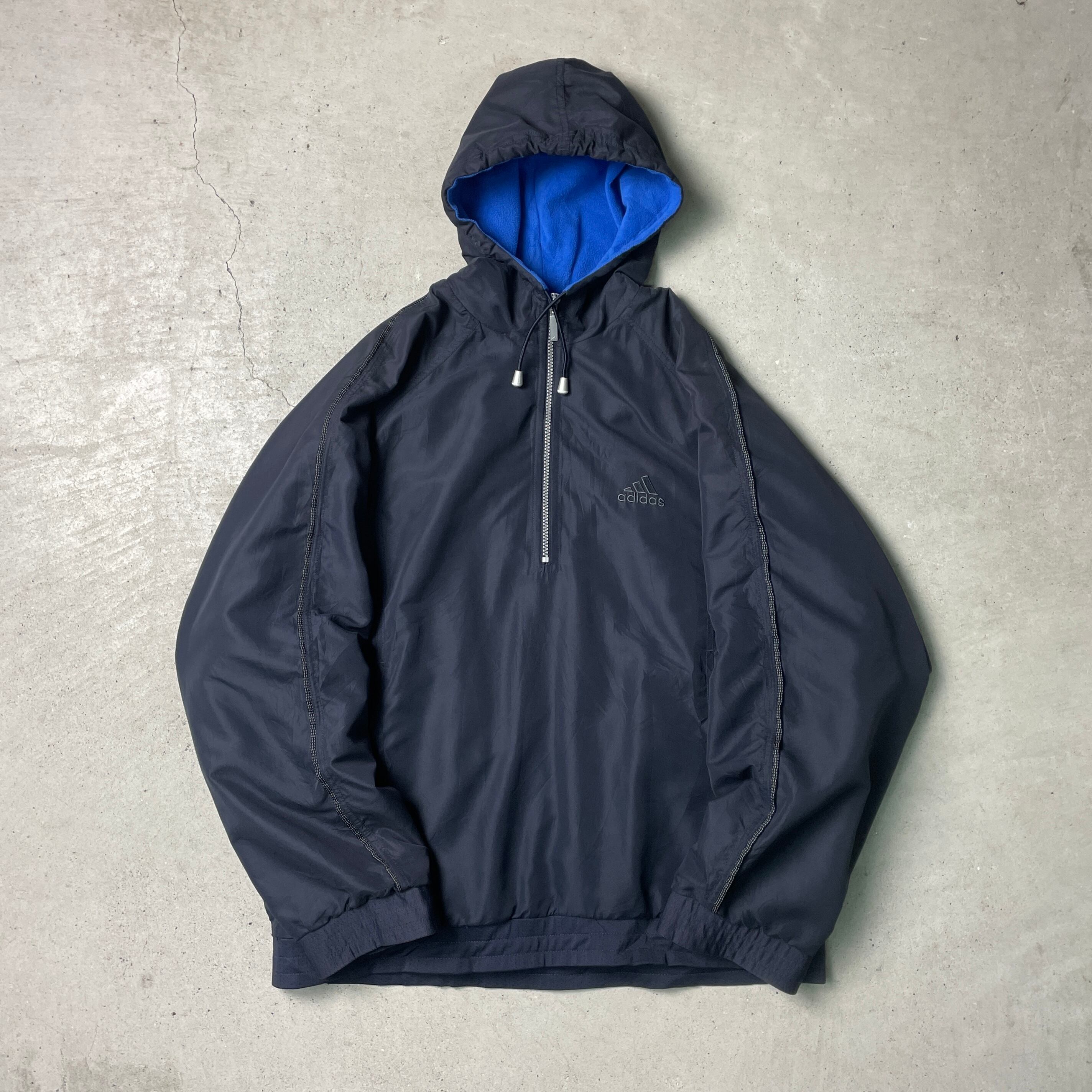 90年代 adidas アディダス アノラックパーカー リフレクターライン