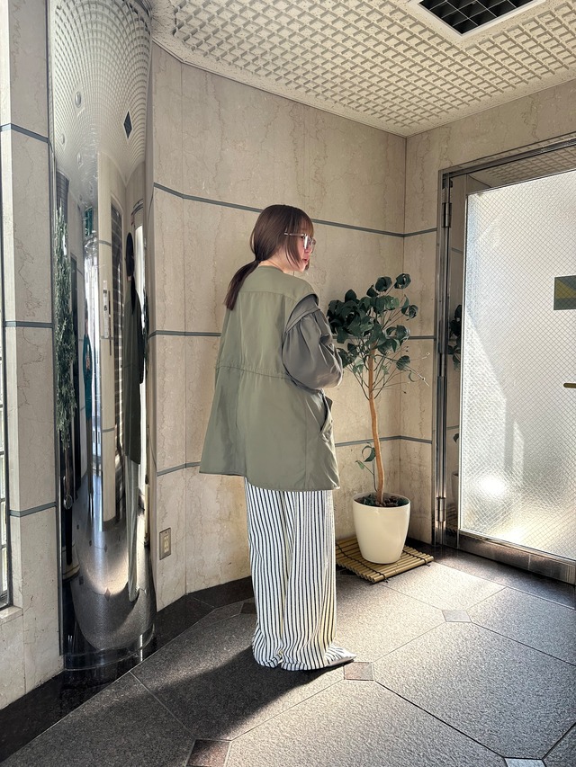 【original】Volume MA-1 Sleeve Tops(gray)