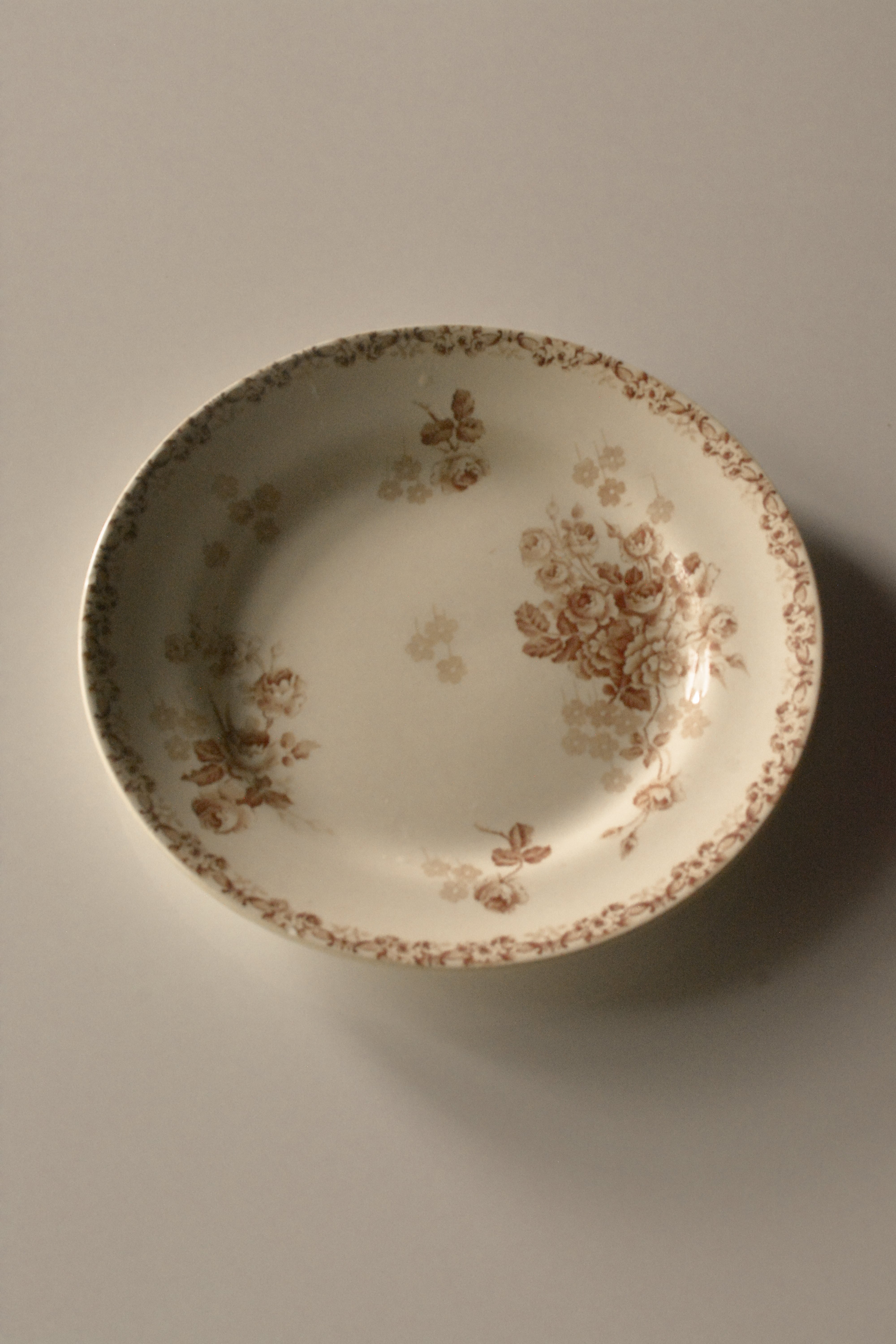 antique plate HB & Cie Lucie