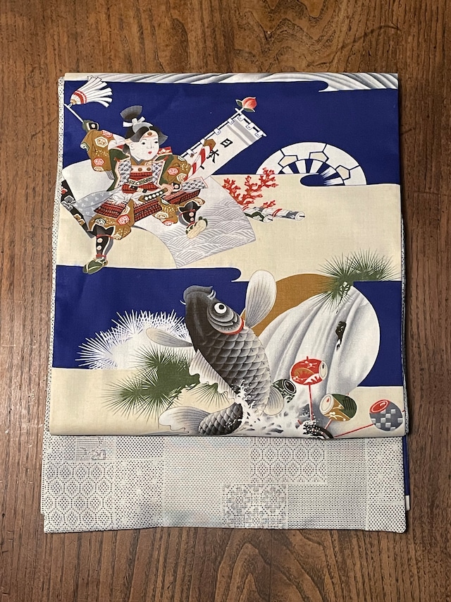 ハンドメイド 開き仕立ての名古屋帯 | Kohaku kimono 