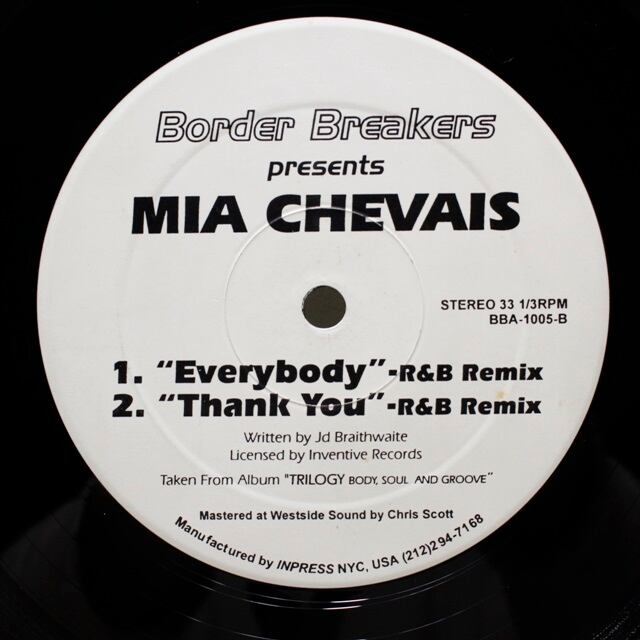 Mia Chevais / Slow Jam / Everybody [BBA-1005] - 画像2