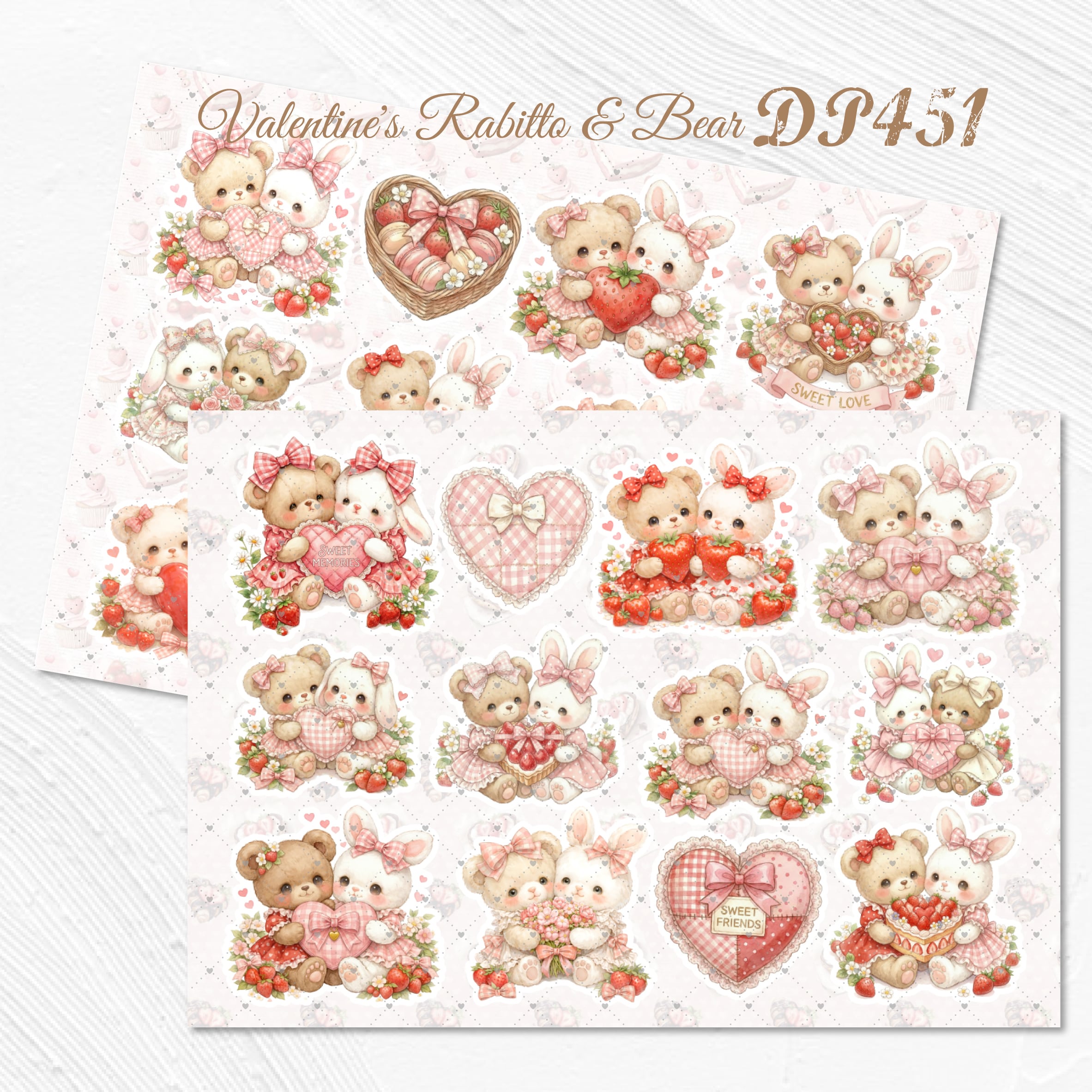 コラージュ素材 TeaTime 紙モノ おすそ分け/CP11 | indigo & olive☆