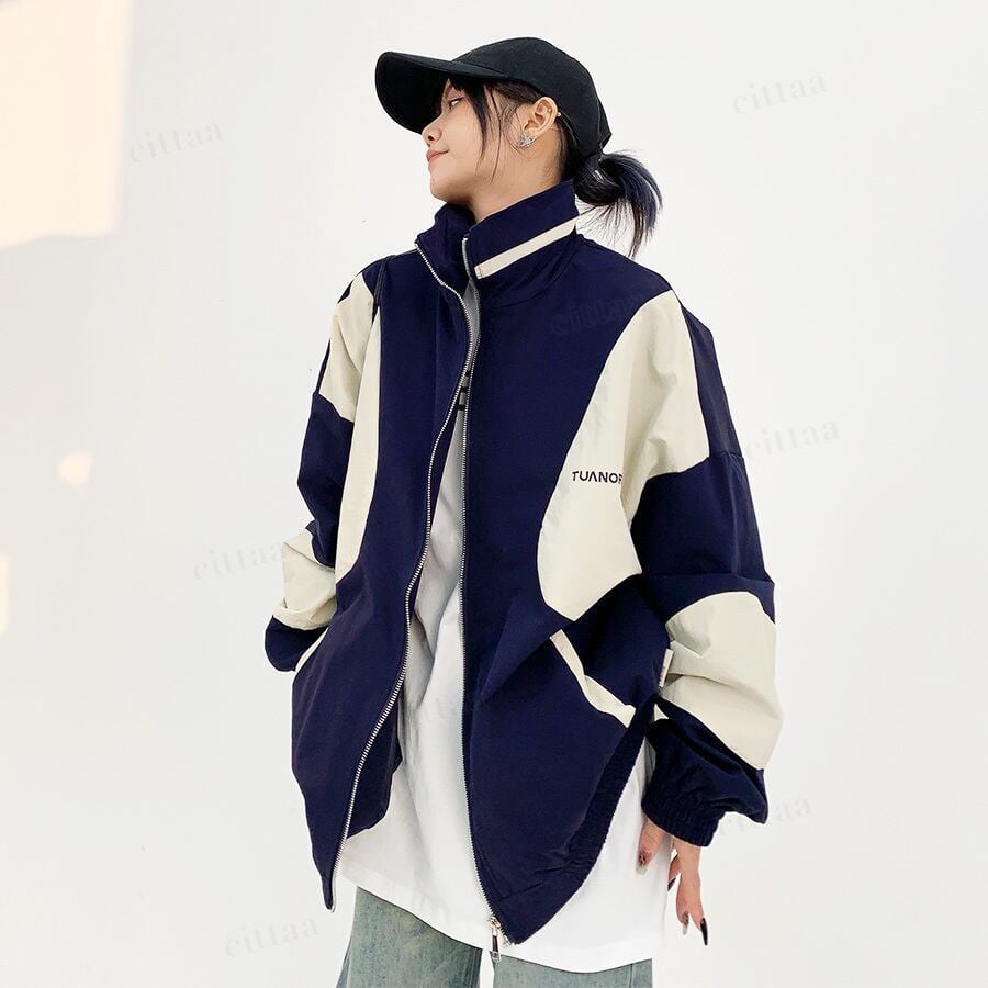 ☆予約☆D-1056 2026春新作♡TUANORTSA配色デザイントラックジャケット