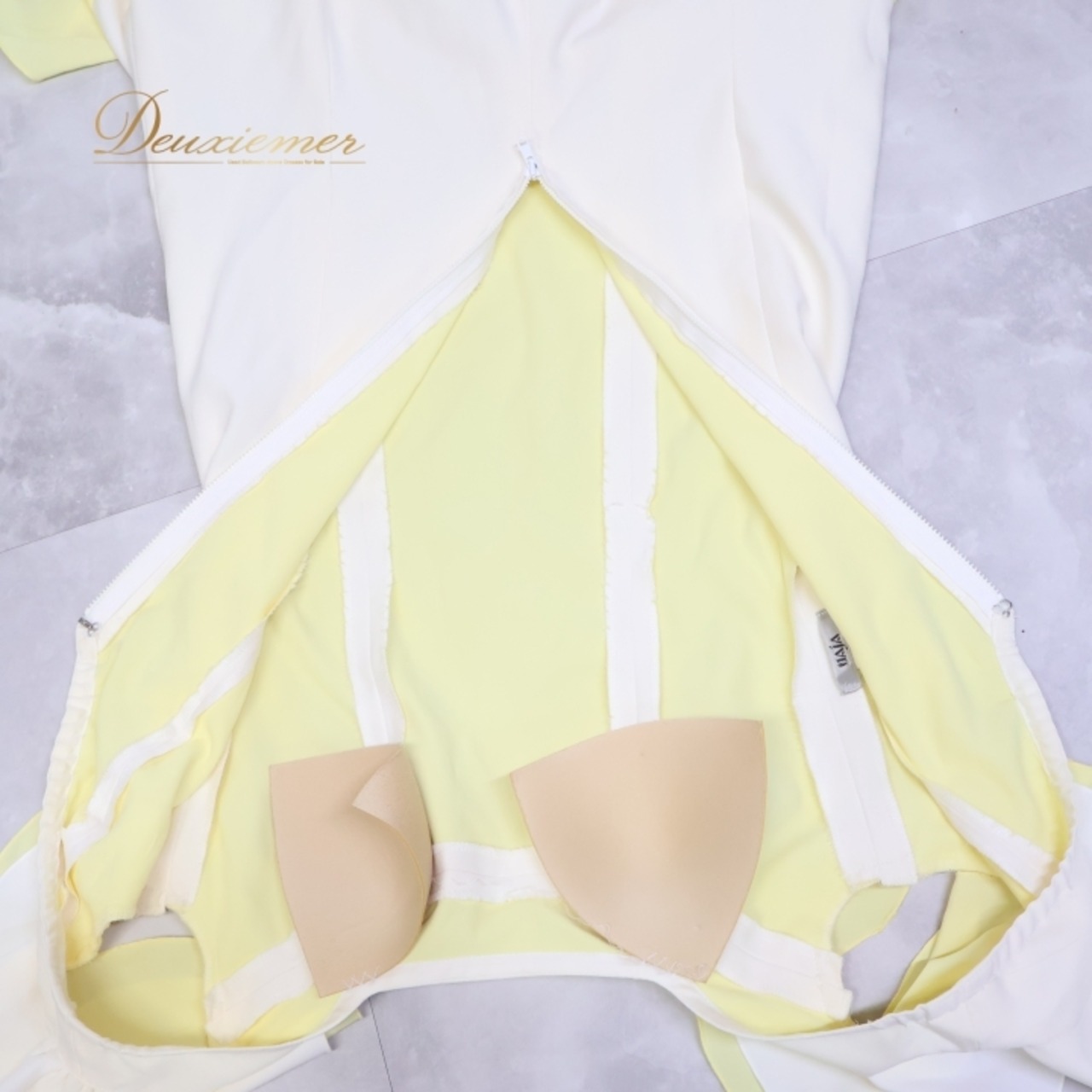 フラメンコ 衣装 ワンピース ドレス ナジャ naja 日本製 黄色 イエロー ボランテ フリル 無地 明るい ダンス パーティ 発表会 ホワイト系 イエロー系 フラメンコドレス おしゃれ レディース イベント かわいい 舞台衣装 スカート ステージ衣装