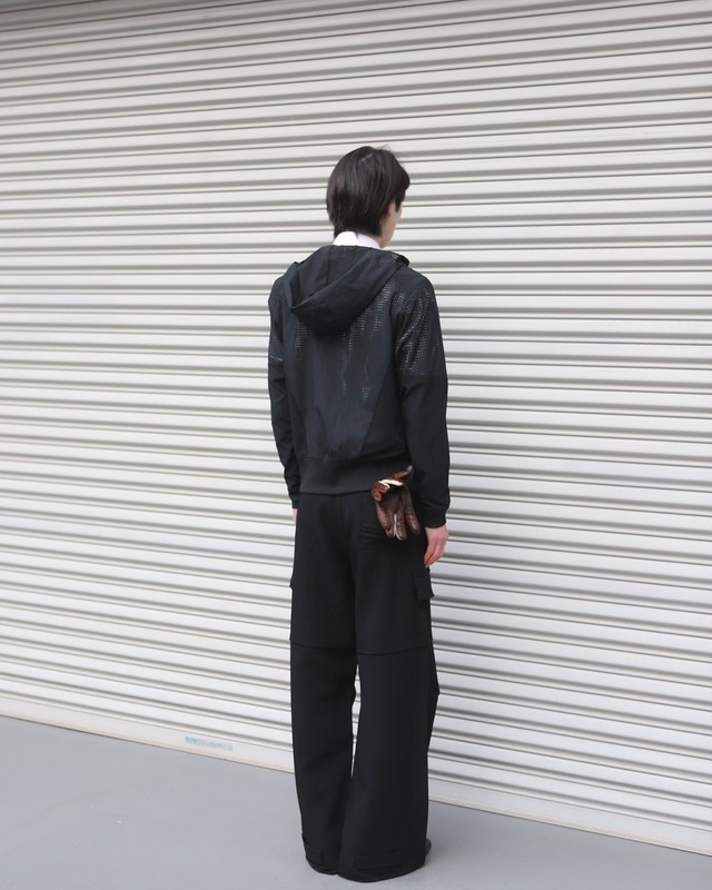zip-up mesh foodie