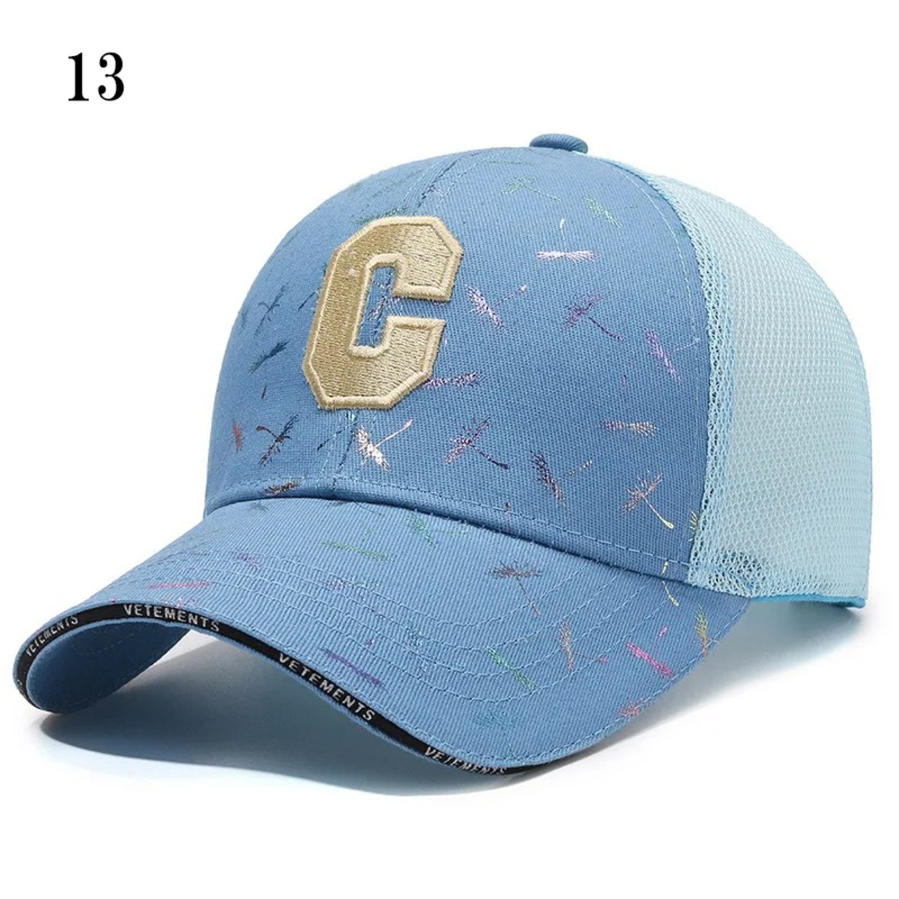 アルファベット 英字ロゴ コットン ベースボール キャップ ≪15COLOR≫【0149】