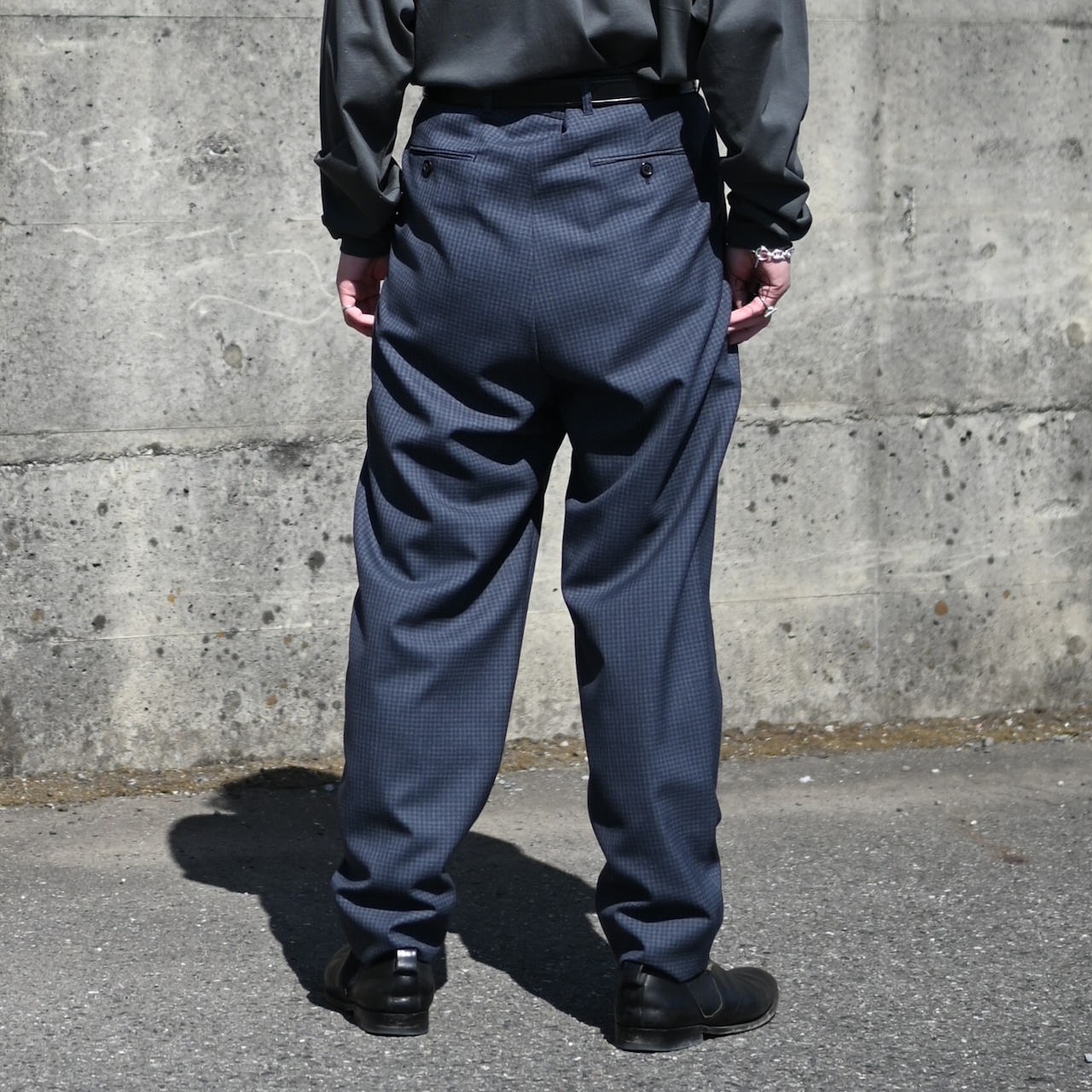 INTERIM(インテリム)衿レザー、ヘラクレスカバーオール