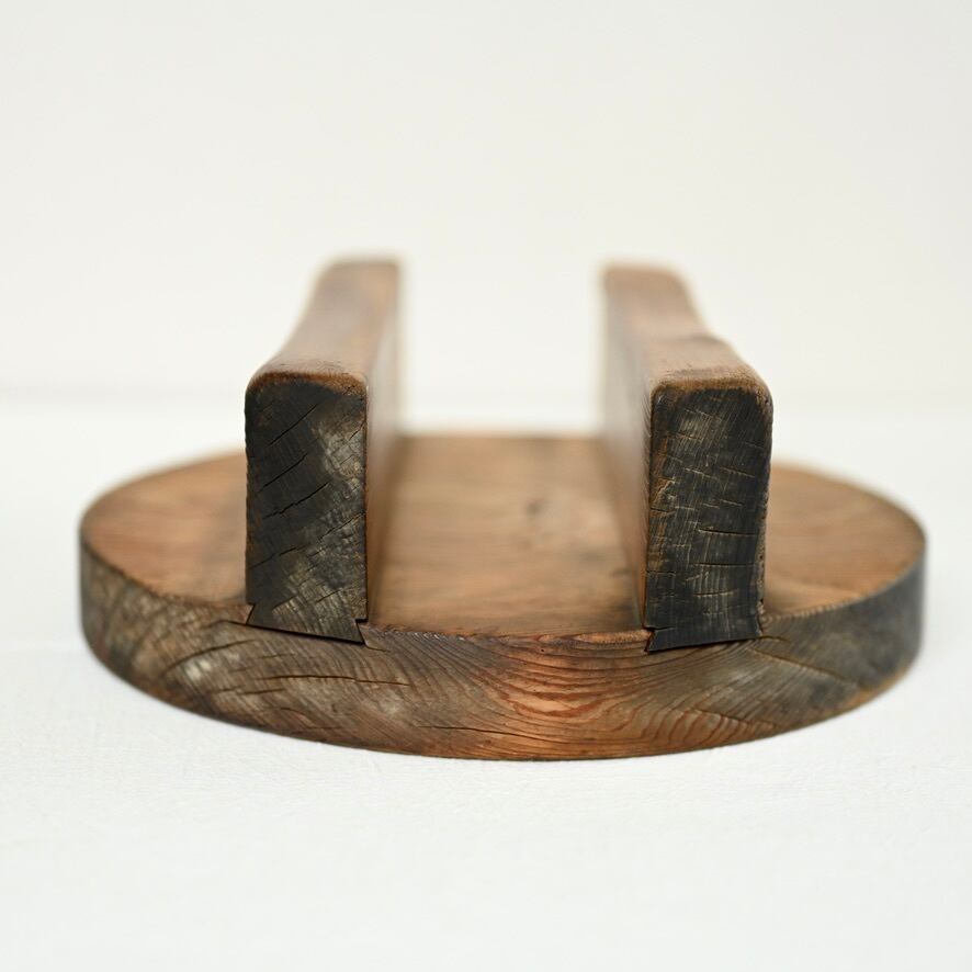 31133】釜の木蓋 / Wooden Pot Lid | 古道具・器 ハナレ きりゅう