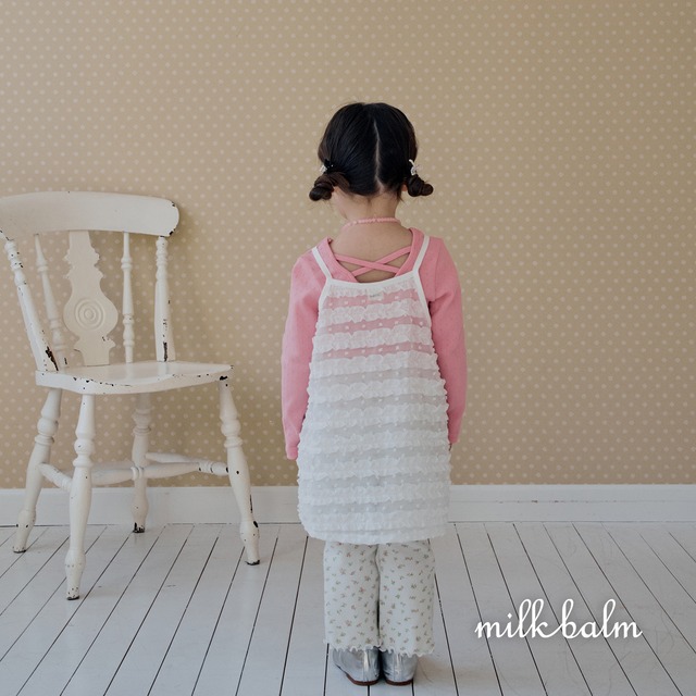【即納.100.110.120】milk balm/race camisole