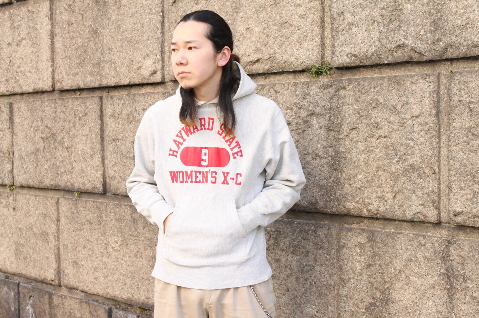 トリコタグ80's REVERSEWEAVE HOODED SWEATSHIRT