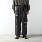 ANACHRONORM / KERSEY TUCK WIDE PANTSコーディネート