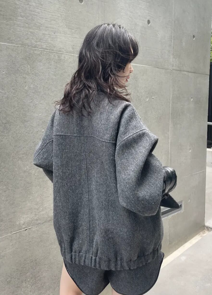 AMERI】UND TWEED WORK DETAIL BLOUSON (0225206610530) | CLOAK&CO EC