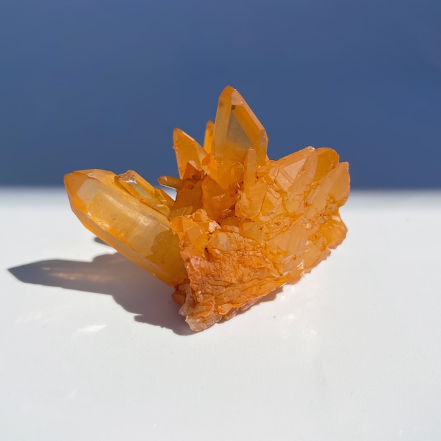 タンジェリンクォーツ クラスター03◇Tangerine Quartz ◇ 天然石・鉱物・パワーストーン