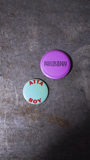 【VINTAGE】U.S. VINTAGE 缶バッジ 2個セット 《ヴィンテージ》