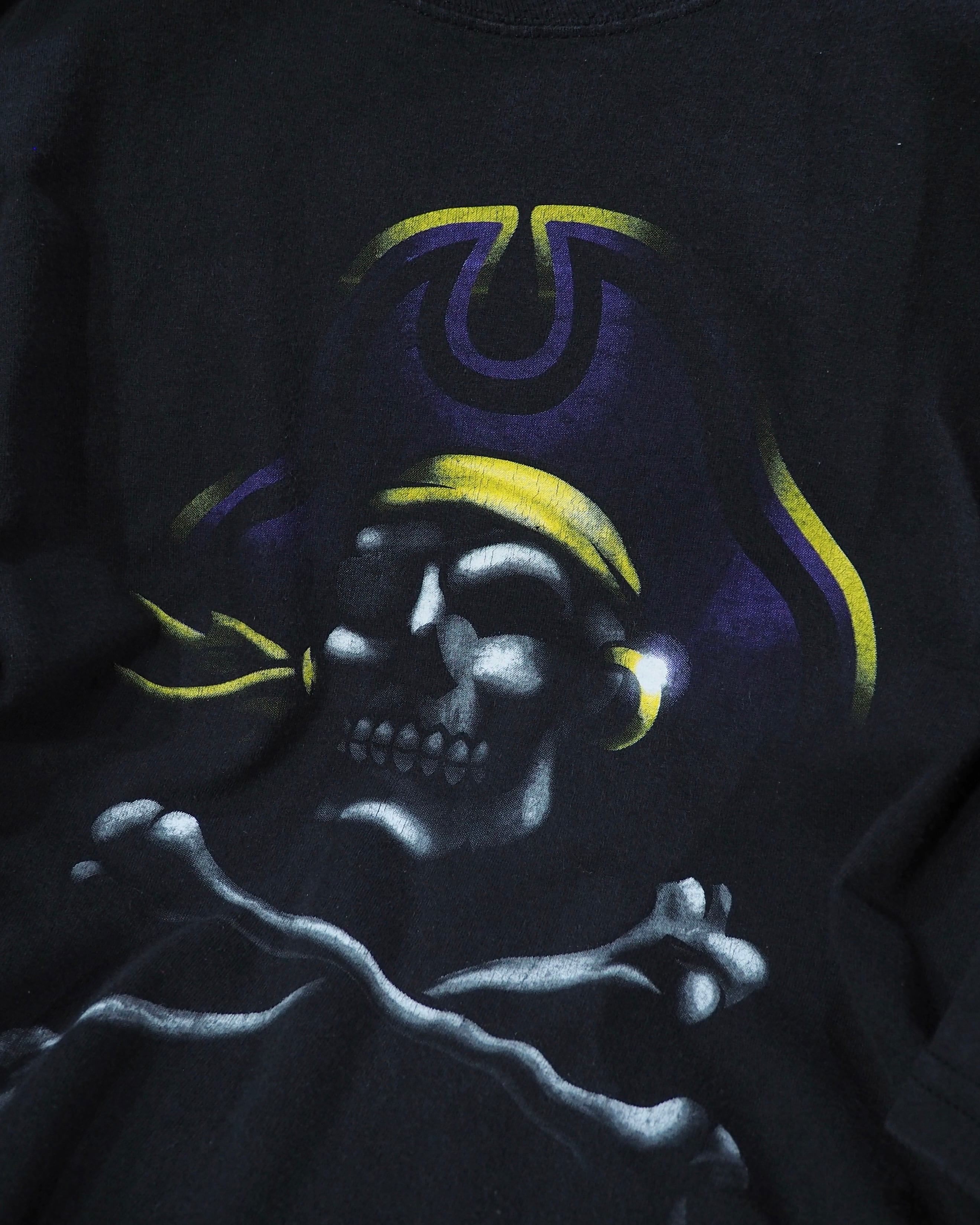 XXXXL ” Jolly Roger ” Graphic printed Over silhouette Tee
