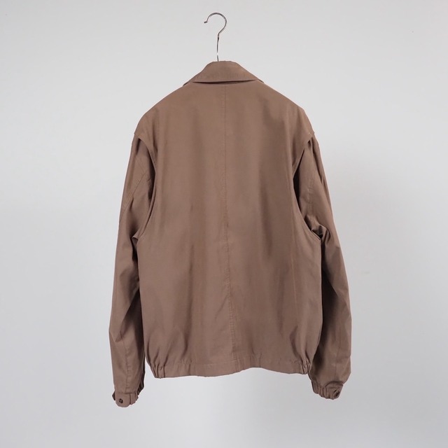 1990’s~St Jhon’s Bay Faux Suede Zip-Up Blouson／M
