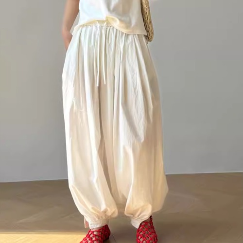 ウエストドロストバルーンパンツ ・21424