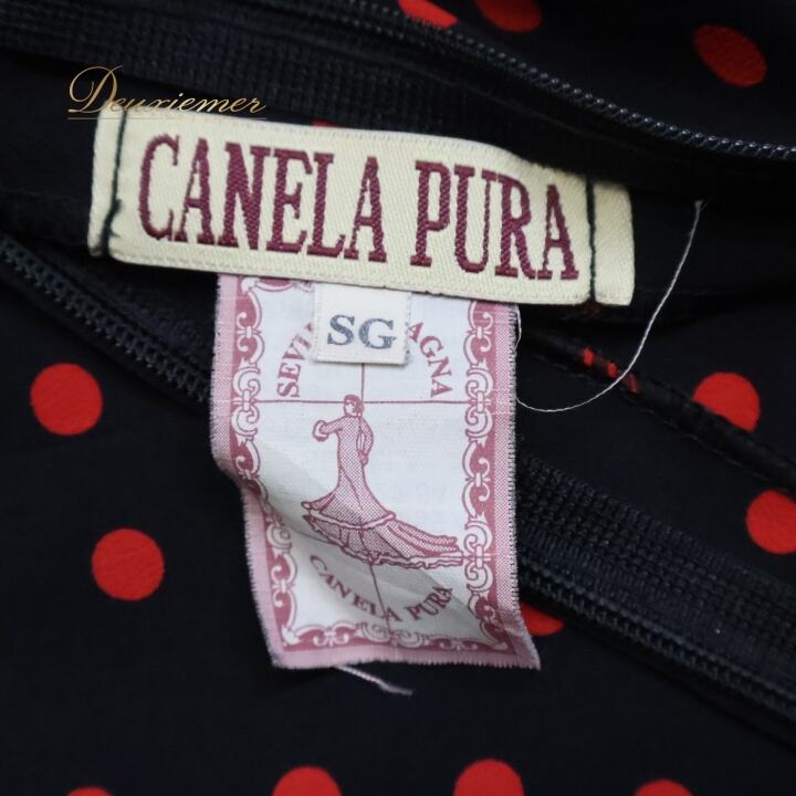 フラメンコ 衣装 ワンピース ドレス CANELA PURA ダンス パーティ 発表