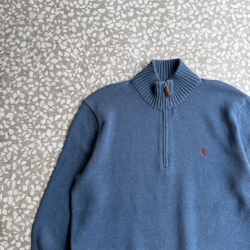 Polo by Ralph Lauren / half zip knit sizeL