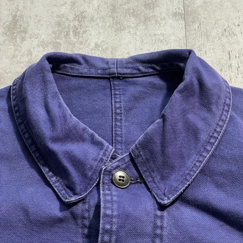 60s BLEU DE VERDUN コットンツイル フレンチワークジャケット 詳細写真8