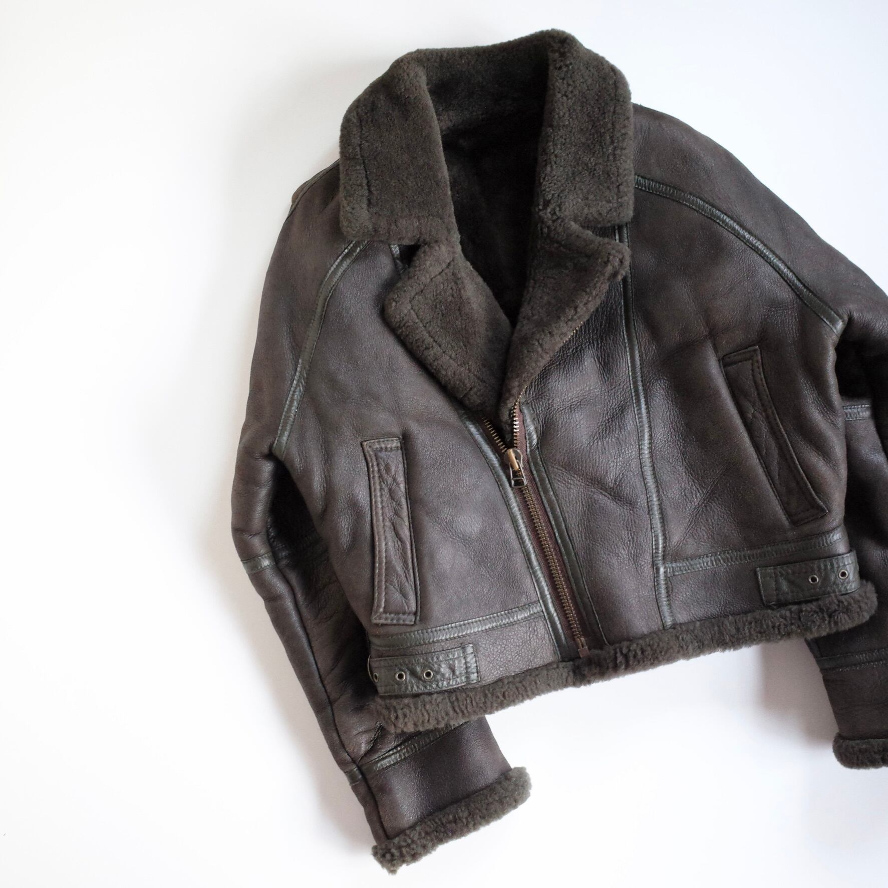 B-3 mouton jacket