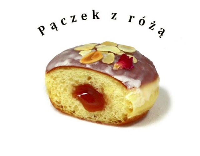 薔薇ポンチキ 【5個セット】Paczek z różą 5szt / Rose jam 5 pcs