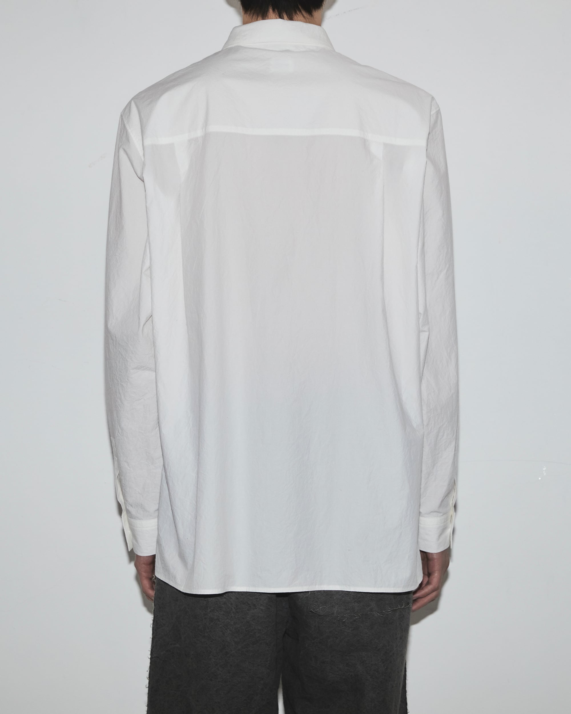 CONTROLLA+ linen blend cotton basic shirt