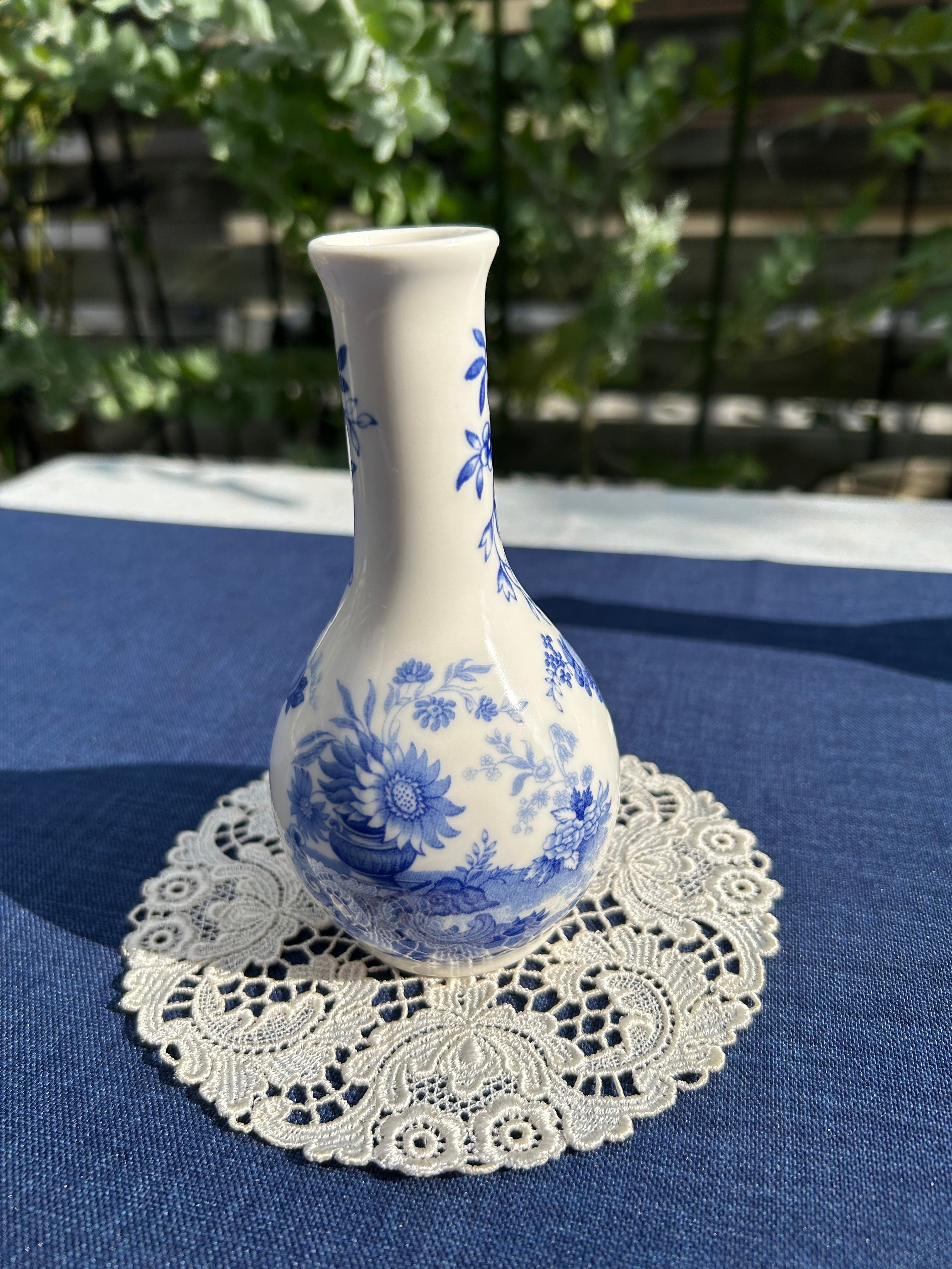 SPODE社　Blue Room Collection　"Fruit and Flowers"  一輪挿し