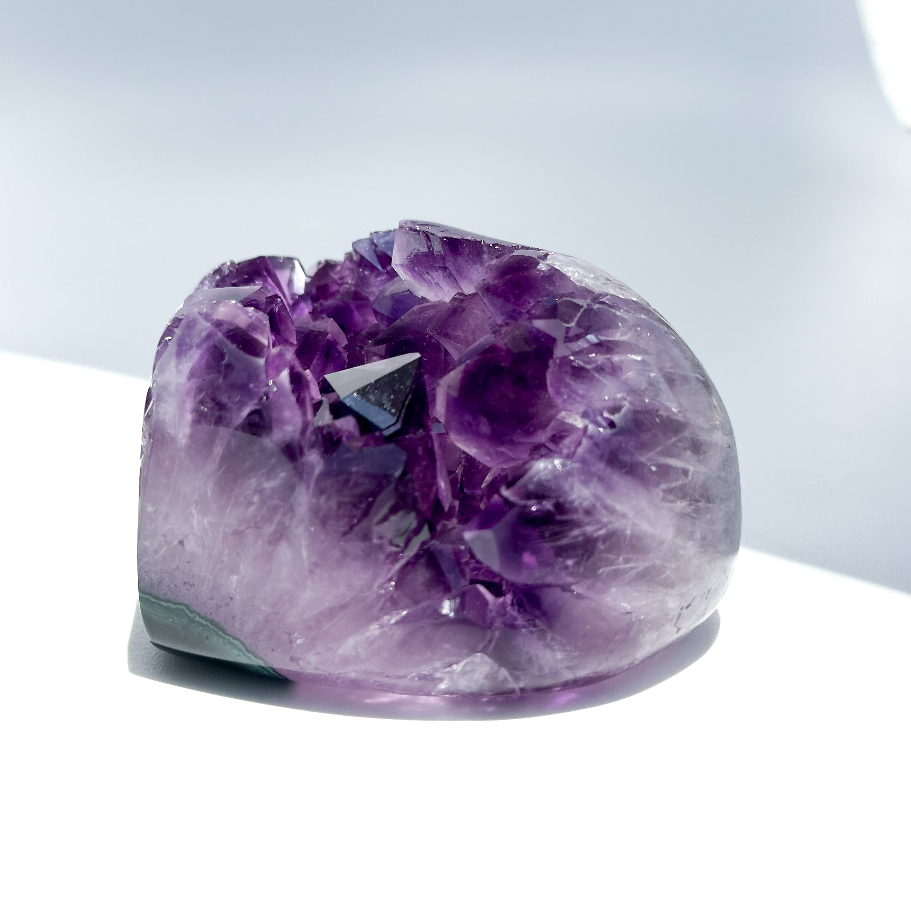 ウルグアイ産アメジスト ハート13◇ Amethyst ◇天然石・鉱石