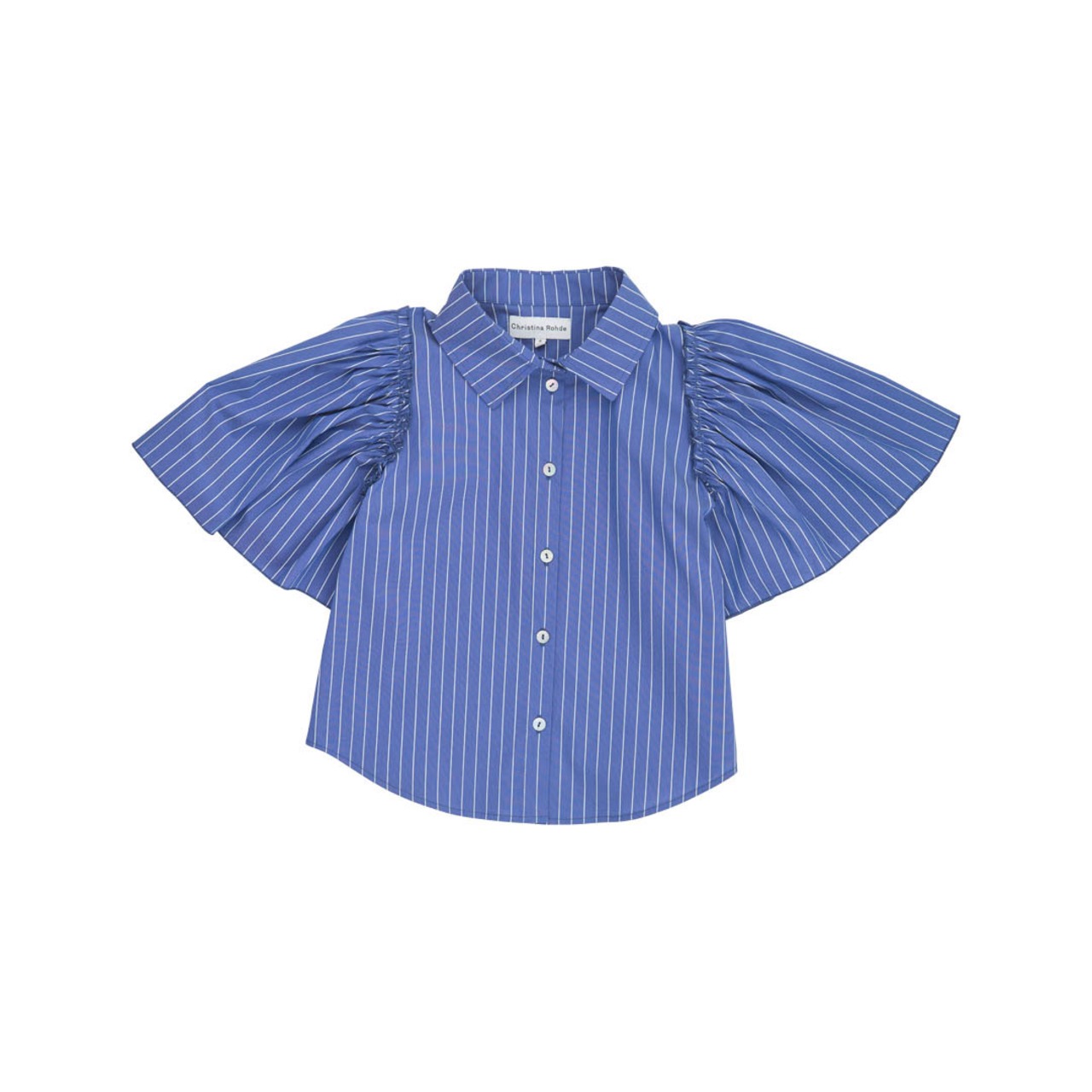 ＜CHRISTINA ROHDE＞ベルスリーブ ブラウス Blouse No. 415（stripe) - 1