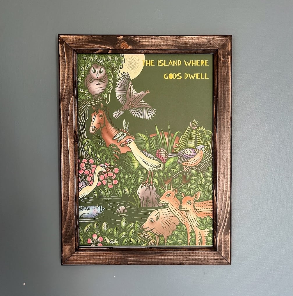 A-247【神の宿る島】 デザインアート