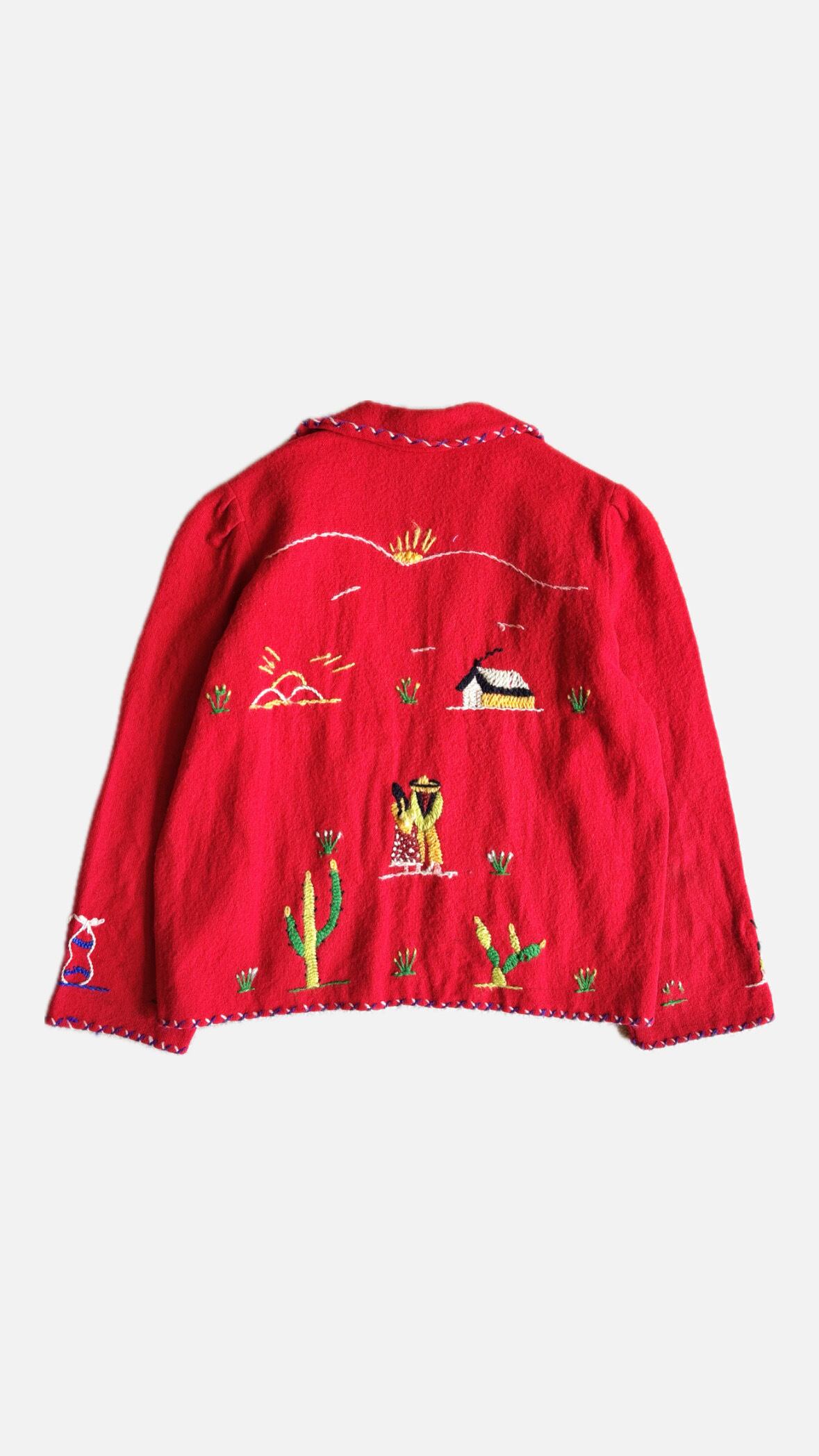 【KIDS vintage】Mexican jacket. farm