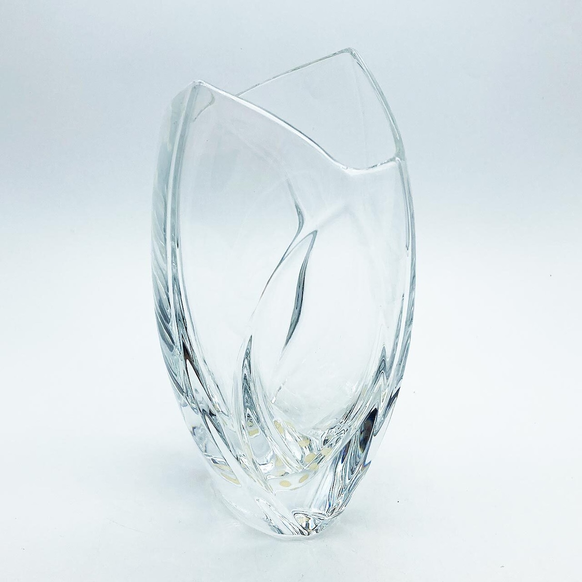 バカラ Baccarat フランス クリスタルガラス リゴット ジベルニー 花瓶 