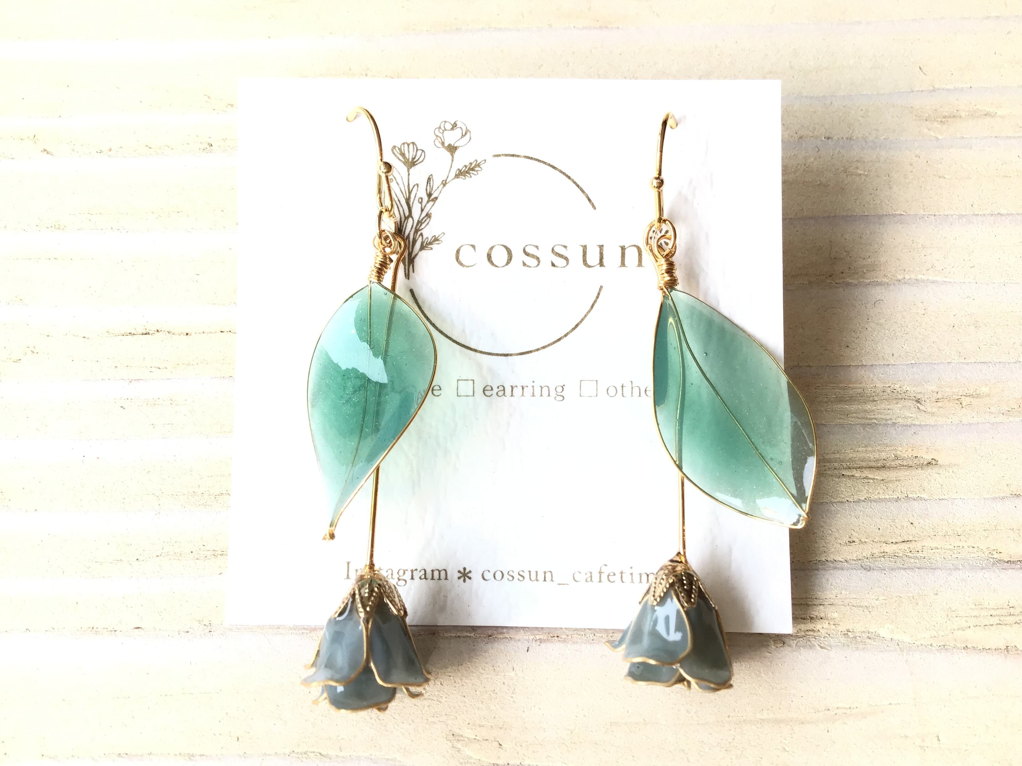 イヤリング変更可能】cossun*/バラのピアス | 京都 路地裏3坪雑貨店