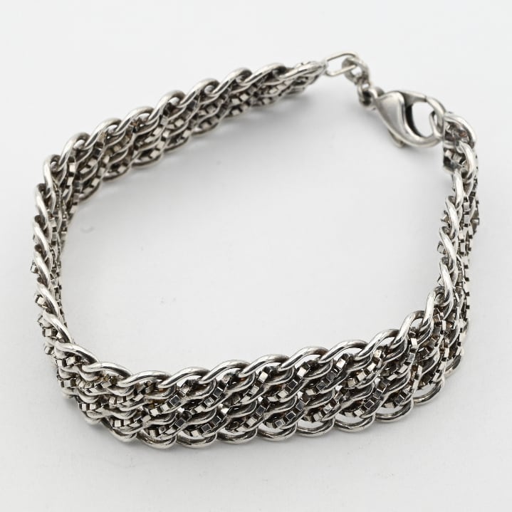Byzantine Pattern Elegant Style Link Bracelet / Denmark | DÉMODÉ