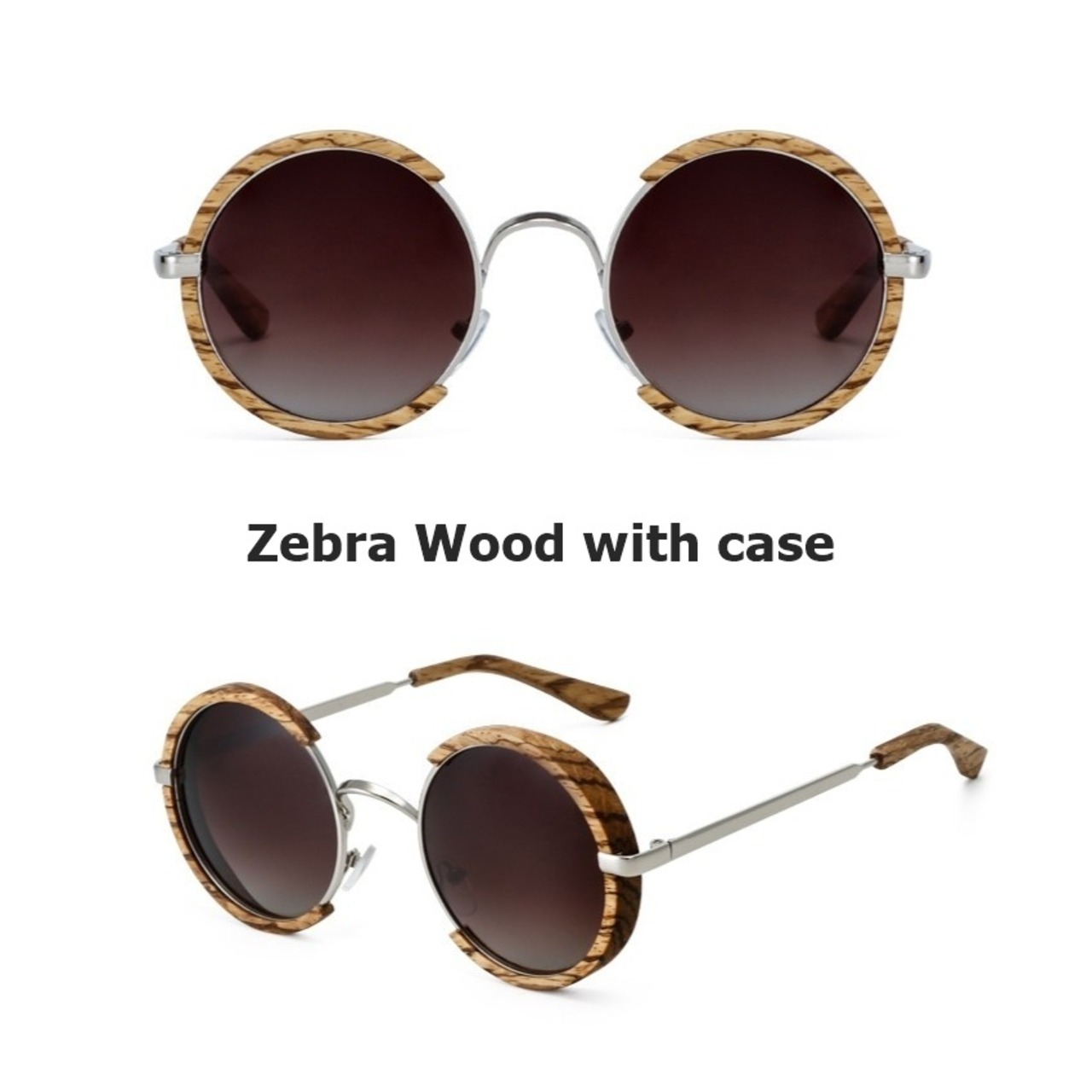 Wood & Metal Round Sunglasses / ウッド & メタル ラウンド サングラス