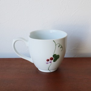 波佐見焼　彩りぶどう　ミニマグカップ