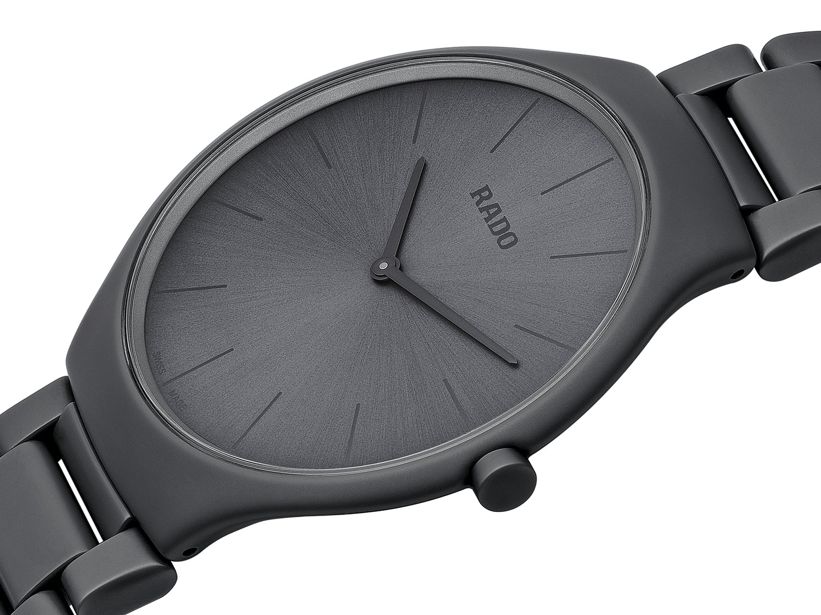 【RADO ラドー】True Thinline Les Couleurs™ Le Corbusier  Iron grey 32010 シンライン ル・コルビュジエ（アイアングレー）／国内正規品 腕時計