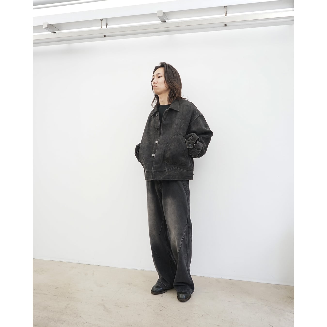 Professor.E ](プロフェッサーイー) 25FW-PE-FM-24 E Cropped JKT