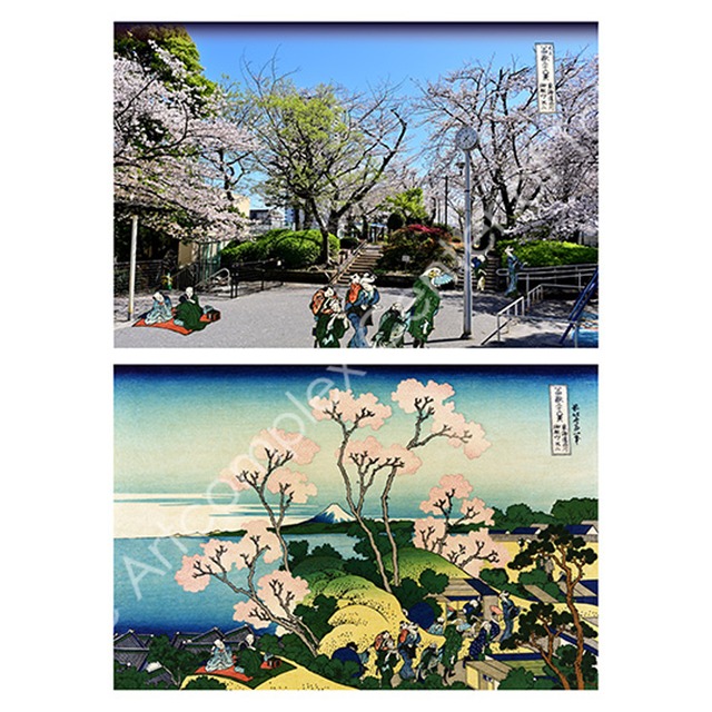 浮世写真家 喜千也「見立富嶽三十六景 権現山ノ不二」