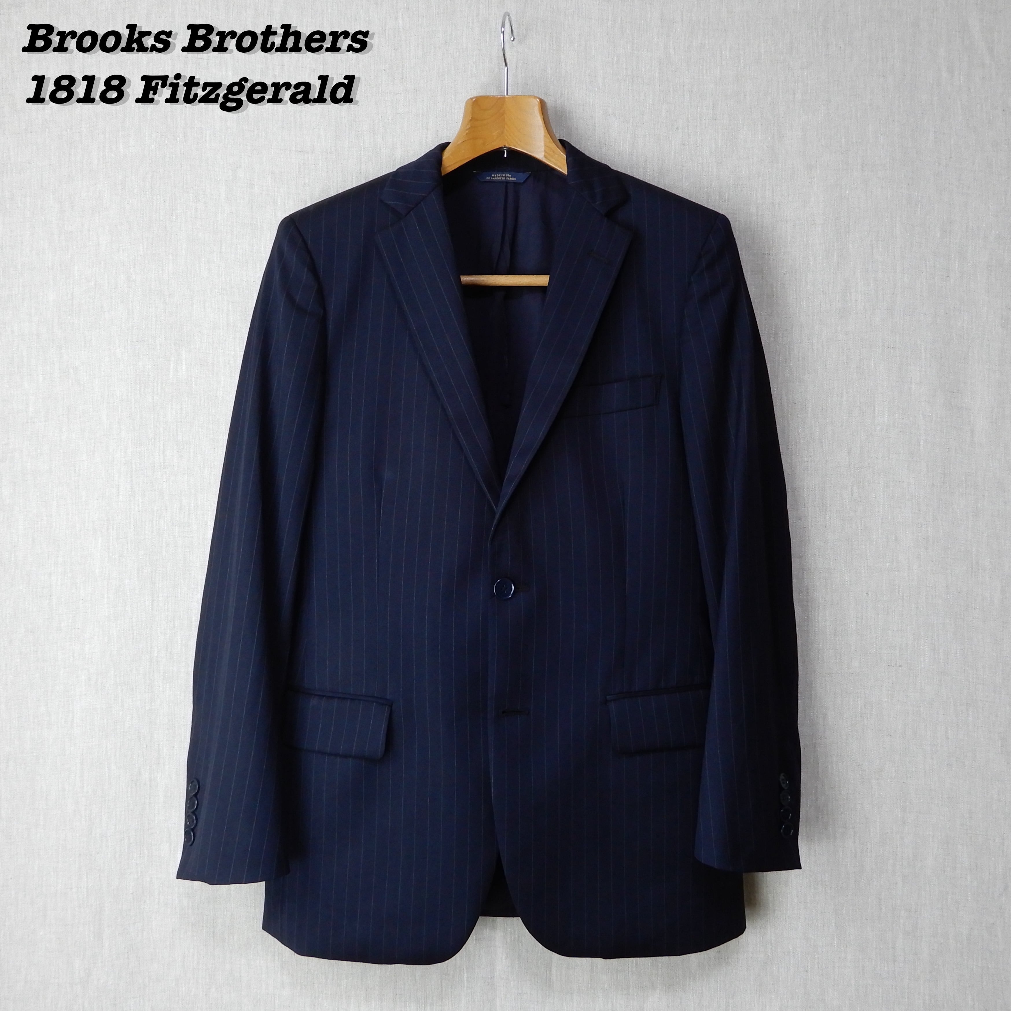 テーラードジャケットBrooks Brothers Fitzgerald Jacket 36R - www